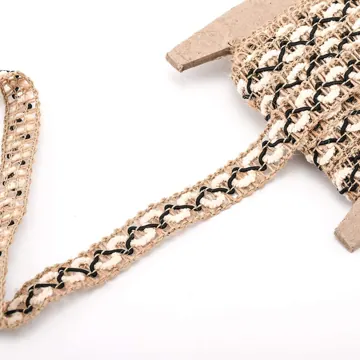 Brown Jute Lace Border, 10 or 25 Metres, photo 8
