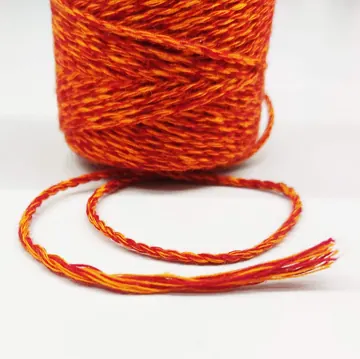 Twisted Cotton Moli Dhaga, Red and Yellow, 50 to 200 m, photo 2