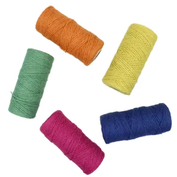 Twisted Coloured Jute Twine, 1.5mm to 5mm, photo 9