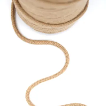 Round Braided Cotton Macrame Cord, 2.5mm and 4mm, photo 10