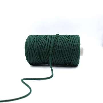 Round Braided Cotton Macrame Cord, 2.5mm and 4mm, photo 3