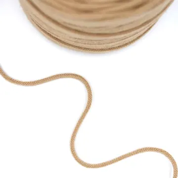 Round Braided Cotton Macrame Cord, 2.5mm and 4mm, photo 7