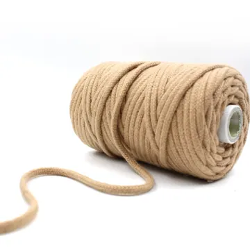 Round Braided Cotton Macrame Cord, 2.5mm and 4mm, photo 9