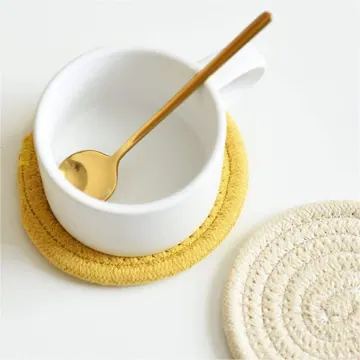 Round Rope Coasters, 15 cm, Sets of 2, 4 or 6, photo 3