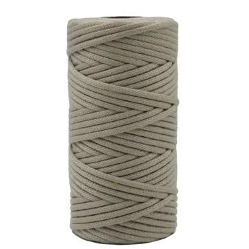 Knitted Braided Polycotton Macrame Cord, 3 mm x 50 m, photo 10
