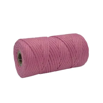 Knitted Braided Polycotton Macrame Cord, 3 mm x 50 m, photo 7