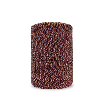 Colour Mix Jute Twine, 1 mm, 100 Metres